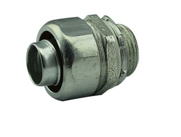 جودة  Zinc Plated Malleable Iron Fittings 2 Liquid Tight Connector Compact Design مصنع